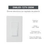 KIT DE 2 INTERRUPTORES REGULADOR DE INTENSIDAD PARA CASA TECNOLITE