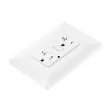 KIT DE 2 CONTACTOS DÚPLEX 2 POLOS CON FALLA A TIERRA BLANCO ALPHA ESTEVEZ