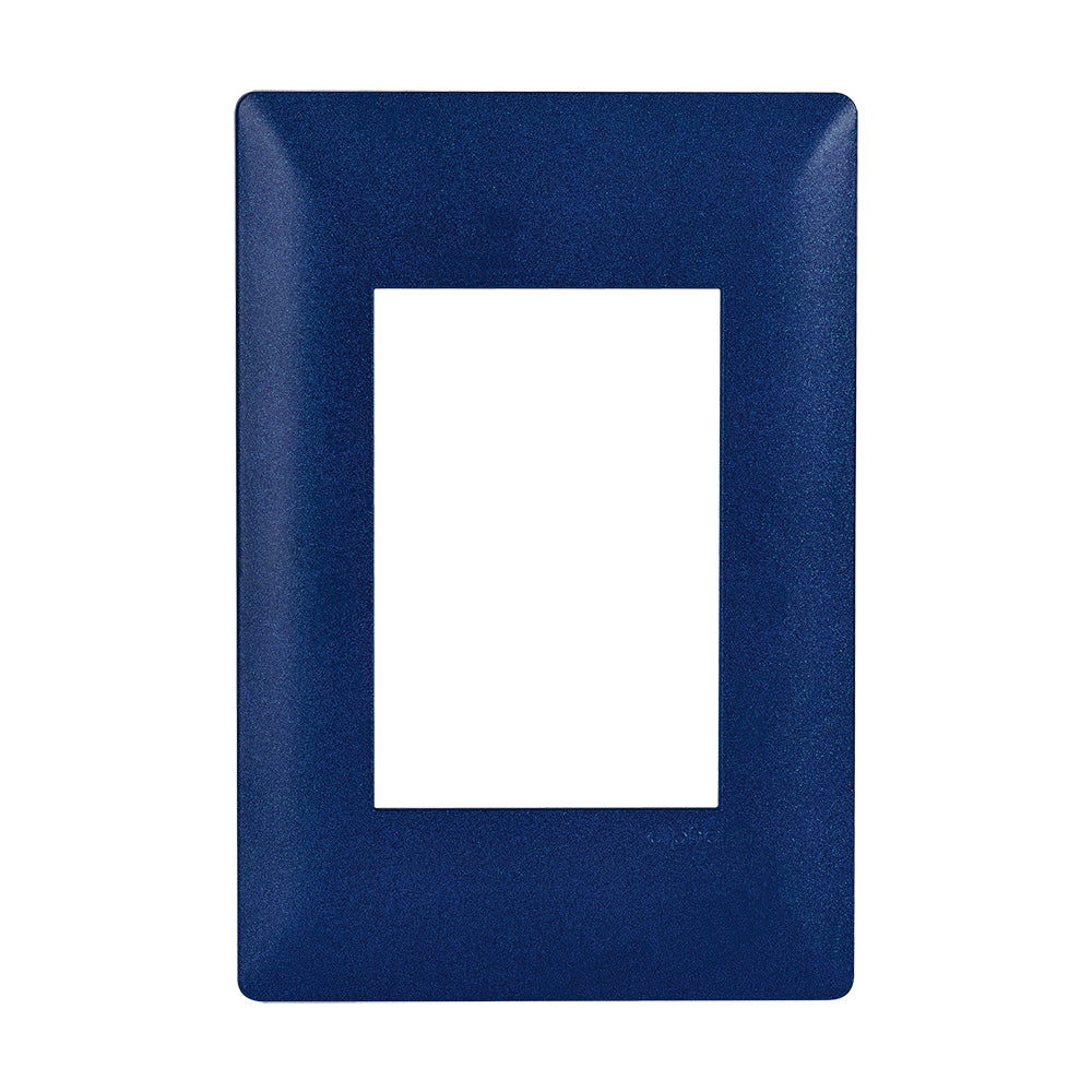 KIT DE 11 PLACAS DE 3 VENTANAS EN COLOR AZUL LINEA ALPHA ESTEVEZ