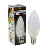 KIT DE 13 PIEZAS DE FOCO LED TECNOLITE TIPO VELA 4W LUZ DE DIA BASE E14