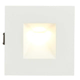 KIT DE 2 PIEZAS DE LÁMPARA DE INTERIOR EMPOTRABLE LED CYRANO TECNOLITE 3W LUZ SUAVE CÁLIDA BLANCO