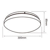 KIT DE 3 PIEZAS DE LAMPARA DE INTERIOR LED ANSER TECNOLITE PARA SOBREPONER 16W LUZ SUAVE CALIDA