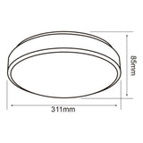 KIT DE 2 PIEZAS DE LAMPARA DE INTERIOR LED ANSER I TECNOLITE PARA SOBREPONER 16W LUZ DE DIA