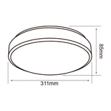 KIT DE 2 PIEZAS DE LÁMPARA DE INTERIOR LED ANSER II TECNOLITE PARA SOBREPONER 16W LUZ DE DÍA