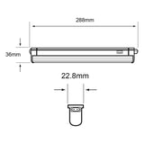 KIT DE 4 PIEZAS DE LÁMPARA LINEAL LED TECNOLITE PEKIN V PARA SOBREPONER 4W LUZ BLANCA NEUTRA