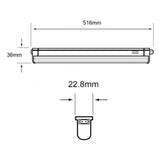 KIT DE 4 PIEZAS DE LÁMPARA LINEAL LED TECNOLITE PEKIN VI PARA SOBREPONER 7W LUZ BLANCA NEUTRA