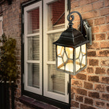 KIT DE 2 PIEZAS DE FAROL DE EXTERIOR POZNA TECNOLITE PARA SOBREPONER 20W BASE E27