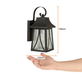 KIT DE 2 PIEZAS DE FAROL DE EXTERIOR ANTONELLA TECNOLITE PARA SOBREPONER 26W BASE E27