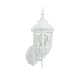 KIT DE 3 PIEZAS DE FAROL DE EXTERIOR SALERMO TECNOLITE PARED ARBOTANTE 60W IP44 BASE E27 BLANCO