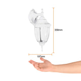 KIT DE 3 PIEZAS DE FAROL DE EXTERIOR SALERMO I TECNOLITE PARED ARBOTANTE 60W IP44 BASE E27 BLANCO