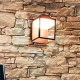 KIT DE 2 PIEZAS DE FAROL DE EXTERIOR LED OXALIS TECNOLITE PARED ARBOTANTE 9W LUZ SUAVE CALIDA IP44 LED INTEGRADO