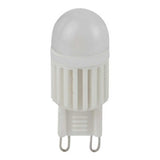 KIT DE 8 PIEZAS DE FOCO LED TECNOLITE TIPO AMPOLLETA ATENUABLE 3W LUZ SUAVE CÁLIDA BASE G9 *** OFRECER LED-G9/BC ***