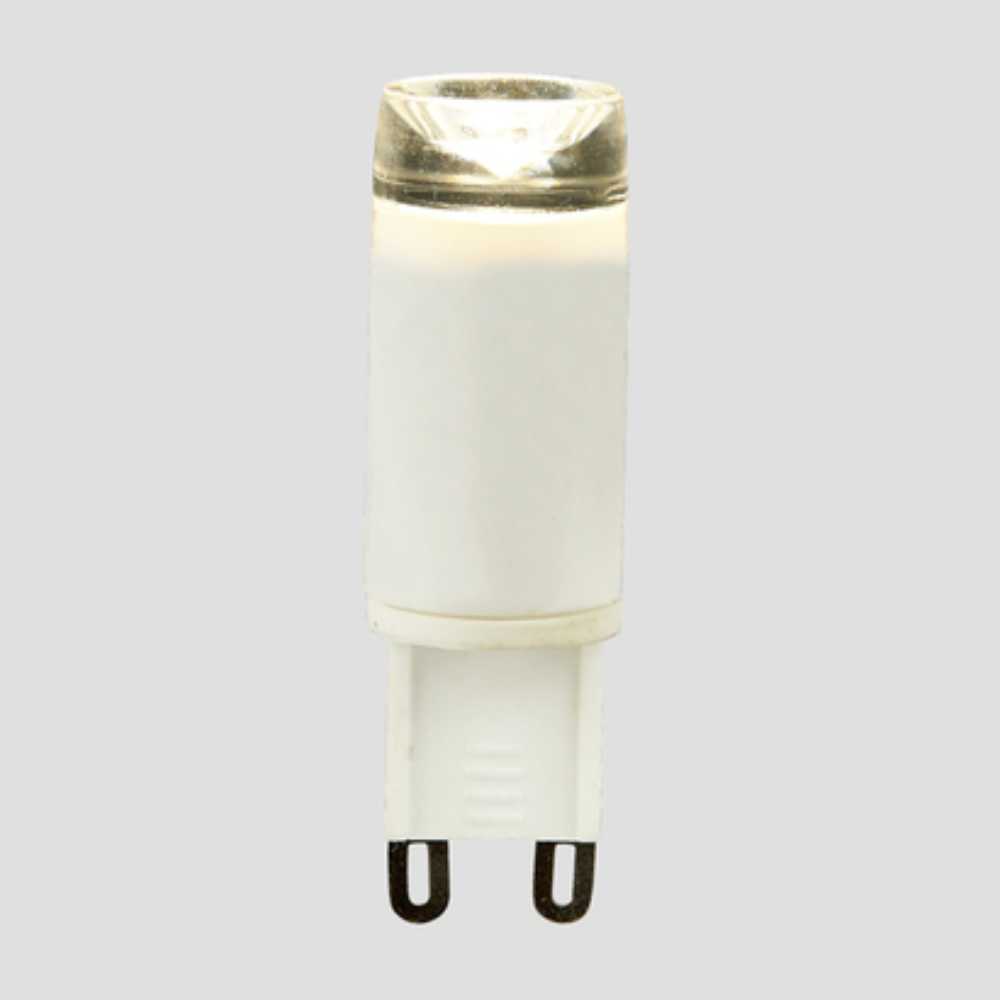 KIT DE 10 PIEZAS DE FOCO LED TECNOLITE TIPO AMPOLLETA 2.5W LUZ SUAVE CALIDA BASE G9