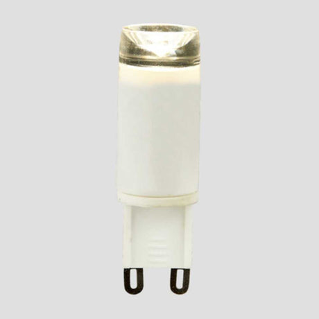 KIT DE 10 PIEZAS DE FOCO LED TECNOLITE TIPO AMPOLLETA 2.5W LUZ SUAVE CALIDA BASE G9