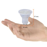 KIT DE 8 PIEZAS DE FOCO LED TECNOLITE 3W LUZ RGB CAMBIA DE COLOR AUTOMATICAMENTE BASE GU10