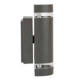 KIT DE 2 PIEZAS DE LAMPARA DE EXTERIOR TOLEDO TECNOLITE PARA SOBREPONER BASE GU10 ANTRACITA