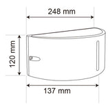 KIT DE 2 PIEZAS DE LAMPARA DE EXTERIOR RAUCH TECNOLITE PARA SOBREPONER BASE E27