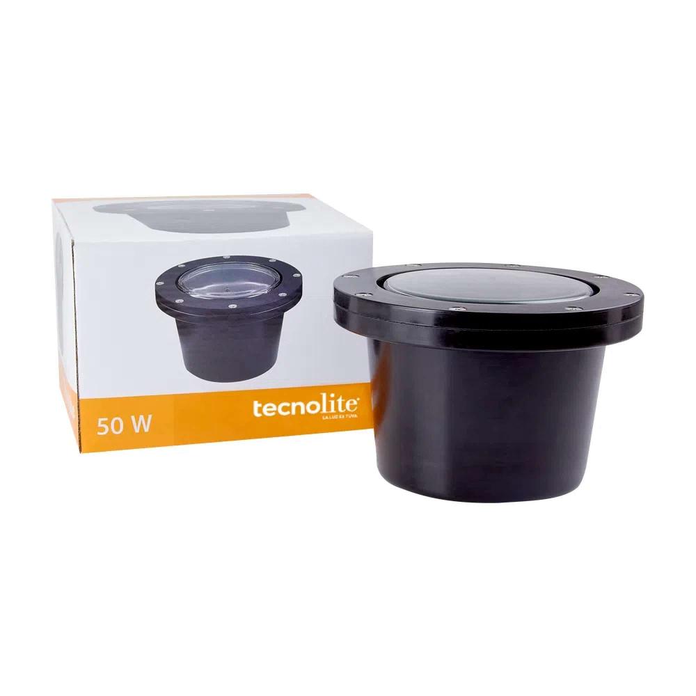 KIT DE 3 PIEZAS DE LAMPARA DE EXTERIOR LED CUENCA TECNOLITE DE PISO EMPOTRABLE 50W IP65 BASE G53 NO INCLUYE FOCO
