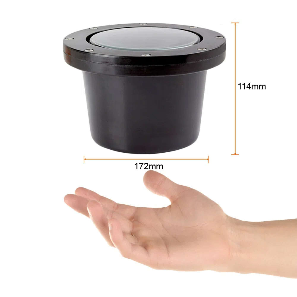 KIT DE 3 PIEZAS DE LAMPARA DE EXTERIOR LED CUENCA TECNOLITE DE PISO EMPOTRABLE 50W IP65 BASE G53 NO INCLUYE FOCO