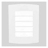 KIT DE 2 PIEZAS DE LÁMPARA DE EXTERIOR TURIN TECNOLITE PARA SOBREPONER BASE E27 BLANCO