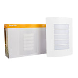 KIT DE 2 PIEZAS DE LÁMPARA DE EXTERIOR TURIN TECNOLITE PARA SOBREPONER BASE E27 BLANCO