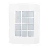 KIT DE 2 PIEZAS DE LÁMPARA DE EXTERIOR TURIN I TECNOLITE PARA SOBREPONER BASE E27 BLANCO