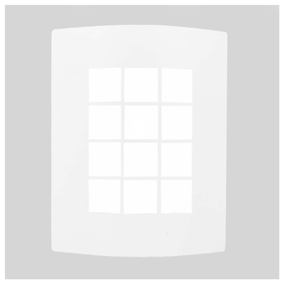 KIT DE 2 PIEZAS DE LÁMPARA DE EXTERIOR TURIN I TECNOLITE PARA SOBREPONER BASE E27 BLANCO