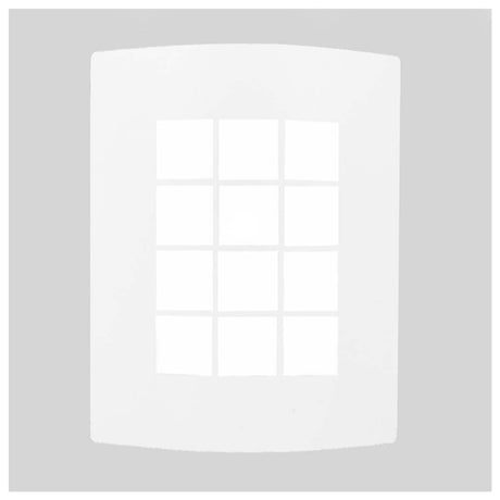 KIT DE 2 PIEZAS DE LÁMPARA DE EXTERIOR TURIN I TECNOLITE PARA SOBREPONER BASE E27 BLANCO