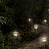 KIT DE 2 PIEZAS DE MINI POSTE ANTEQUERA TECNOLITE DE EXTERIOR PARA SOBREPONER IP44 BASE E27 CAFÉ