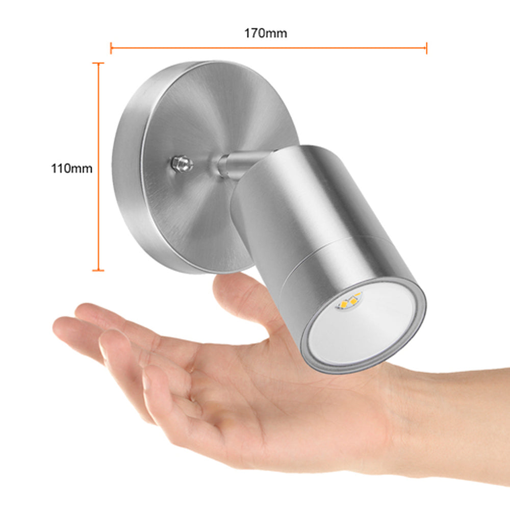 KIT DE 2 PIEZAS DE REFLECTOR DE EXTERIOR LED ZINNER TECNOLITE PARA SOBREPONER 4.5W LUZ SUAVE CALIDA