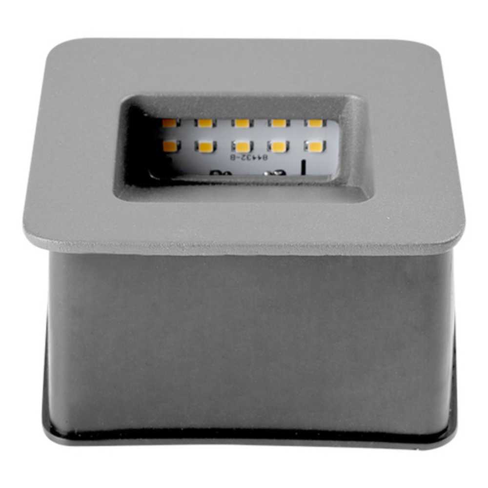 KIT DE 2 PIEZAS DE LAMPARA DE EXTERIOR LED TECNOLITE BHARANI EMPOTRABLE 2W LUZ SUAVE CALIDA