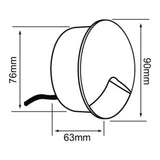 KIT DE 2 PIEZAS DE LÁMPARA DE EXTERIOR EMPOTRABLE LED CETI TECNOLITE 2.5W LUZ SUAVE CÁLIDA