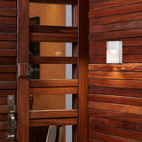 KIT DE 2 PIEZAS DE LAMPARA DE EXTERIOR LED QUADRATA TECNOLITE PARA SOBREPONER 8W LUZ SUAVE CALIDA SATINADO