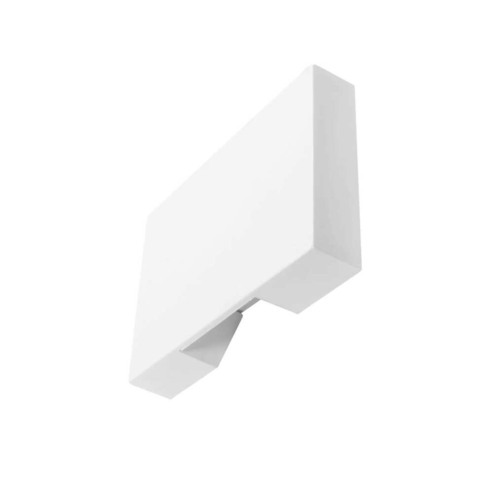 KIT DE 4 LUMINARIOS DE PARED MONTAJE SOBREPONER FORMA RECTANGULAR  10W EN LUZ CALIDA COLOR BLANCO ILUMILEDS