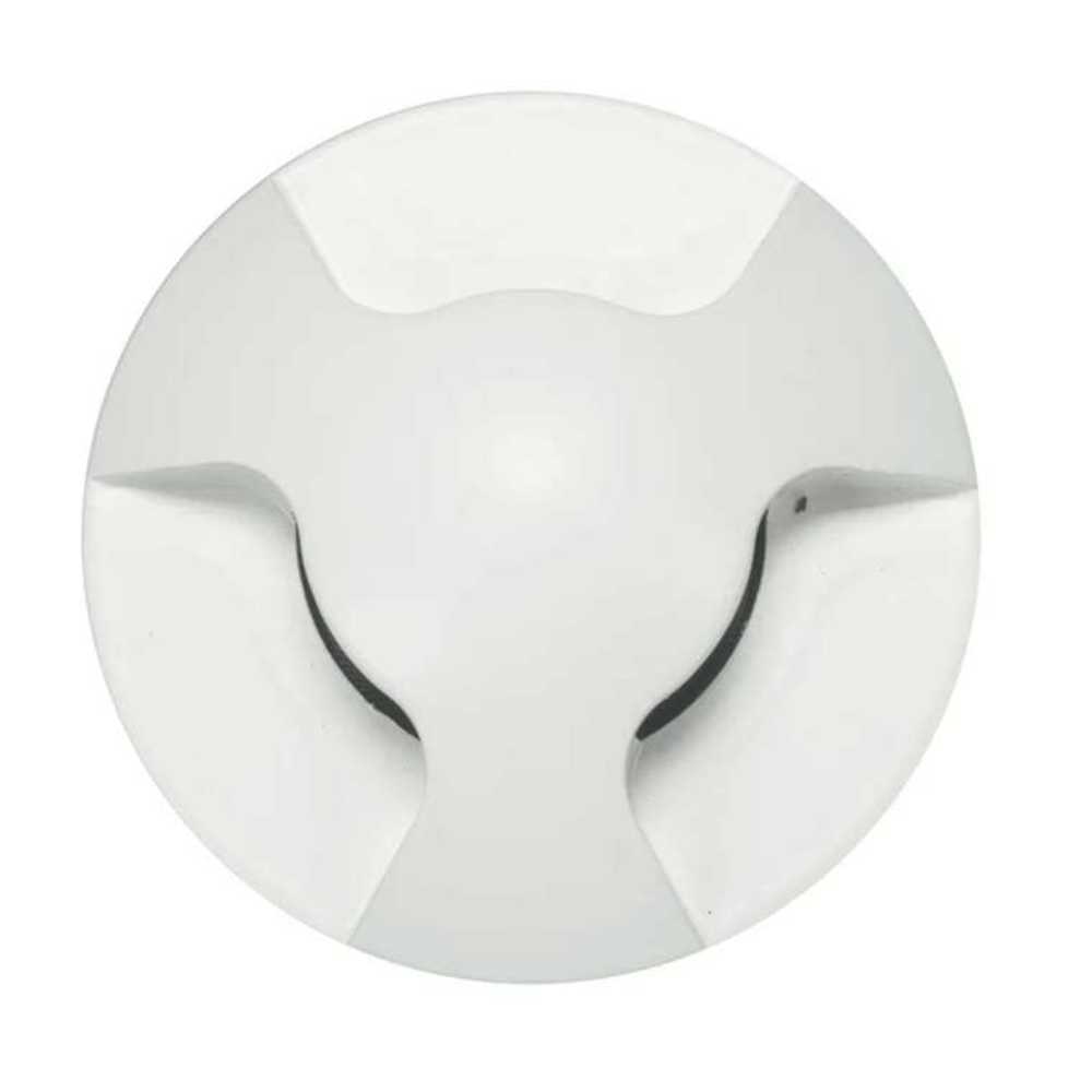 KIT DE 3 LUMINARIOS REDONDO DE PARED LED PARA EMPOTRAR 2.5W LUZ BLANCO CALIDO 3 SALIDAS 85-265V IP20 COLOR BLANCO ILUMILEDS