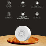 KIT DE 4 PIEZAS DE CHICHARRA INTELIGENTE RECEPCION 2.5W 5VCD IP20 BLANCO