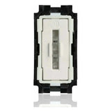 KIT DE 5 INTERRUPTORES SENCILLOS 1 MODULO 1AX 127-250 VOLTS LINEA LIVING NOW COLOR BLANCO CON NEGRO LEGRAND