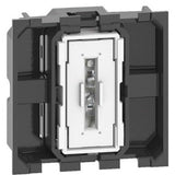 KIT DE 5 INTERRUPTORES SENCILLOS 1 MODULO 1AX 127-250 VOLTS LINEA LIVING NOW COLOR BLANCO CON NEGRO LEGRAND