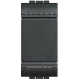 KIT DE 6 INTERRUPTORES SENCILLOS 1 MODULO 16AX 127-277 VOLTS COLOR NEGRO LINEA LIVING NOW LEGRAND