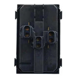 KIT DE 4 TOMACORRIENTE DUPLEX 2 POLOS + TIERRA 3 MODULOS 15 AMPERES 127-277 VOLTS NEGRO LINEA LIVING Y LIGHT LEGRAND