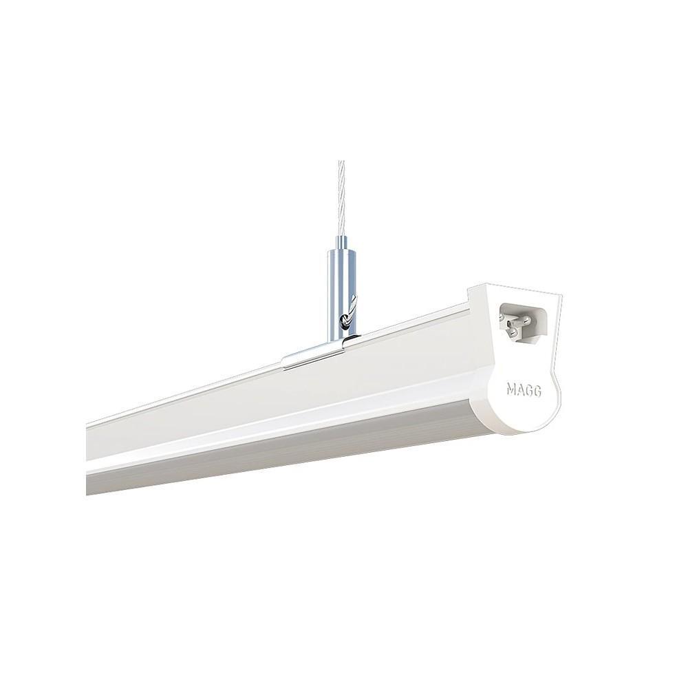 KIT DE 2 LUMINARIOS LINEALES LED BL STICK 21W 100-240 VOLTS 1200MM. DE LARGO LUZ BLANCO CALIDO COLOR BLANCO ELECTROMAG