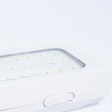 KIT DE 2 LAMPARAS DE EMERGENCIA DE 90 LEDS 7.2W  44cm x 7cm x 42cm COLOR BLANCO TECNOLITE