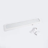 KIT DE 2 LAMPARAS DE EMERGENCIA DE 90 LEDS 7.2W  44cm x 7cm x 42cm COLOR BLANCO TECNOLITE