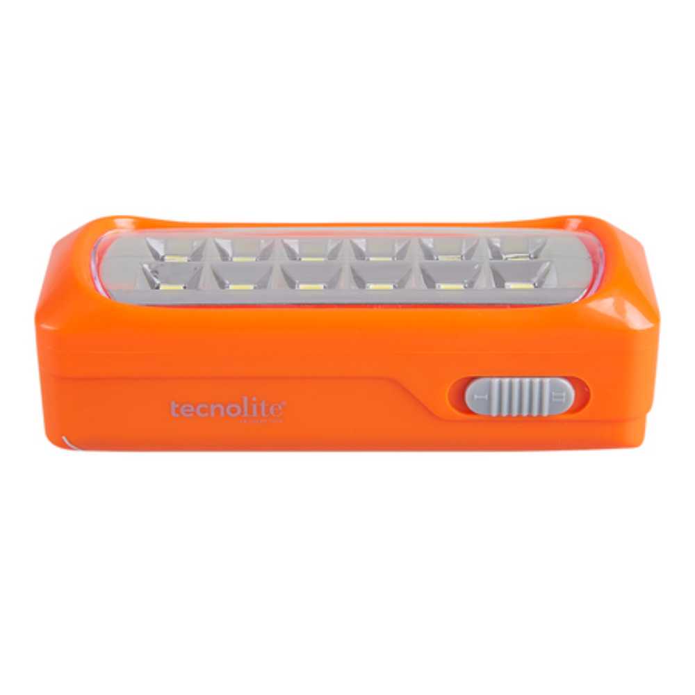 KIT DE 9 PIEZAS DE LINTERNA LED TECNOLITE TAULA RECARGABLE PORTATIL 3.5W LUZ DE DIA