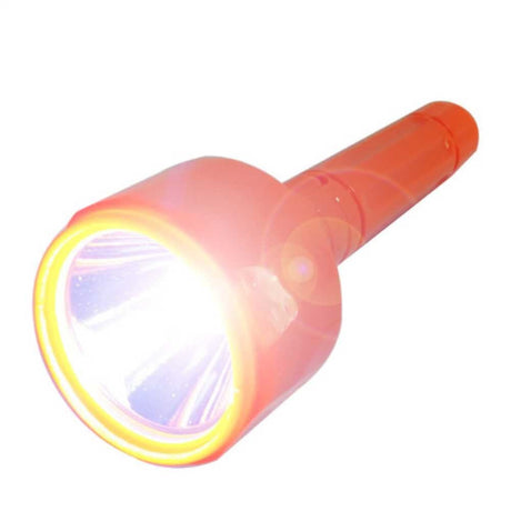 KIT DE 8 PIEZAS DE LINTERNA LED TECNOLITE HANDEN II RECARGABLE PORTATIL 1W LUZ DE DIA INCLUYE CABLE DE CARGA