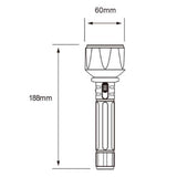 KIT DE 8 PIEZAS DE LINTERNA LED TECNOLITE HANDEN II RECARGABLE PORTATIL 1W LUZ DE DIA INCLUYE CABLE DE CARGA