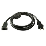 KIT DE 3 CABLES CON CLAVIJA COLOR NEGRO PARA MANGUERA LED 5050 TECNOLITE