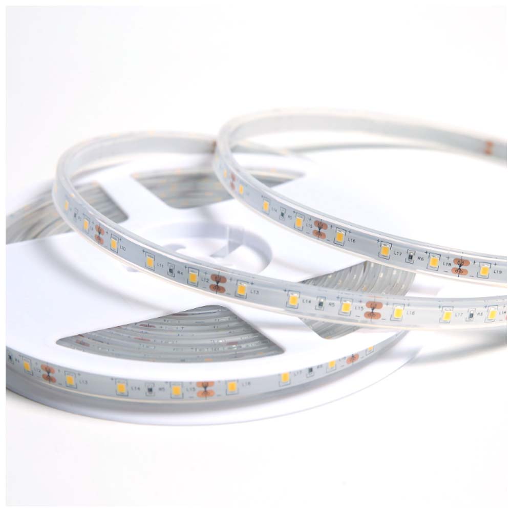 KIT DE 2 TIRAS DE LED FLEXIBLES CON RECUBRIMIENTO DE VINIL 5M 127V IP45 LUZ DE DIA TECNOLITE