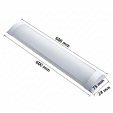 LÁMPARA WALL-LAMP TECNOLED 20W 85-265V 6500K 1900LM IP40  60CM