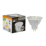 KIT DE 40 PIEZAS DE FOCO LED TECNOLITE TIPO MR16 3W LUZ DE DIA BASE GX5.3 MR16-SMDLED/3W/65